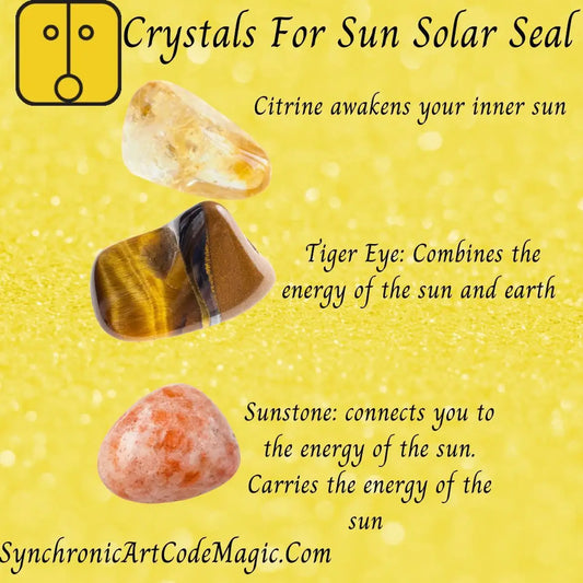 Crystals for Sun Solar Seal