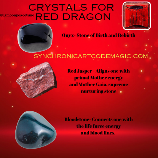 Crystals for Red Dragon Solar Seal