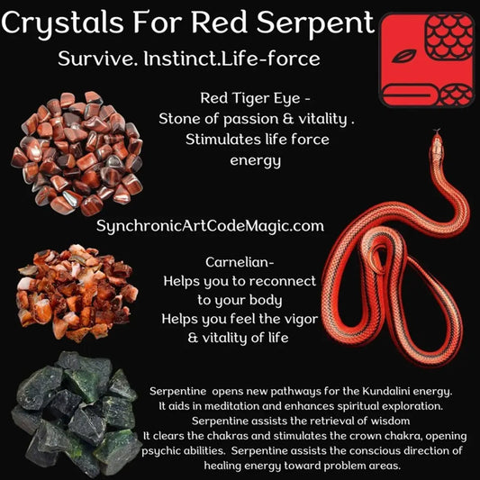 Crystals for Red Serpent