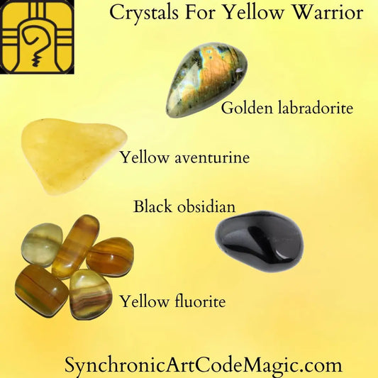 Crystals for Yellow Warrior Solar Seal