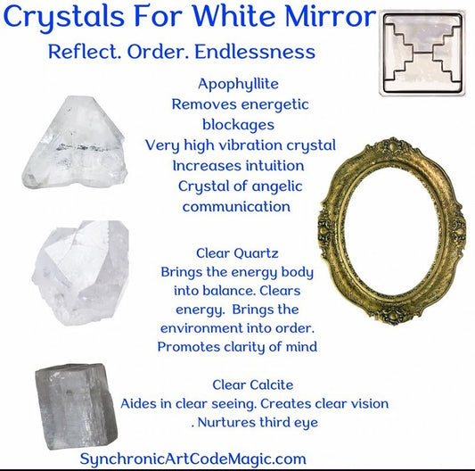 Crystals for White Mirror Solar Seal